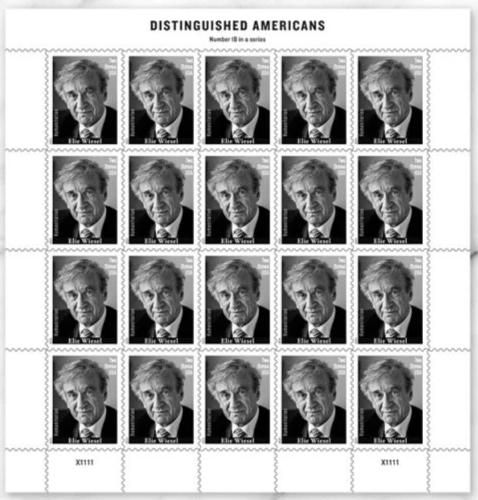 Scott #6037 Two Oz ($1.07) Sheet of 20, Elie Wiesel